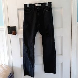 Black Levi's 12 regular 26 x 26 destressed